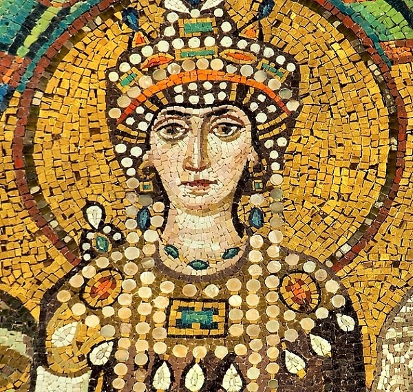 라벤나의 성 비탈레 성당 Mosaic of Theodora - Basilica San Vitale (Ravenna, Italy)